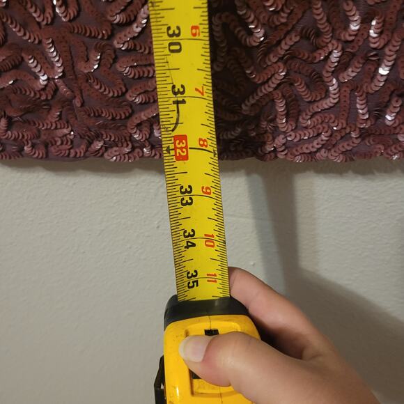 Alice + Olivia Sequined Sheath Dress, Womens 0 Berry ‎ Stretch Sparkly Evening - Picture 8 of 10